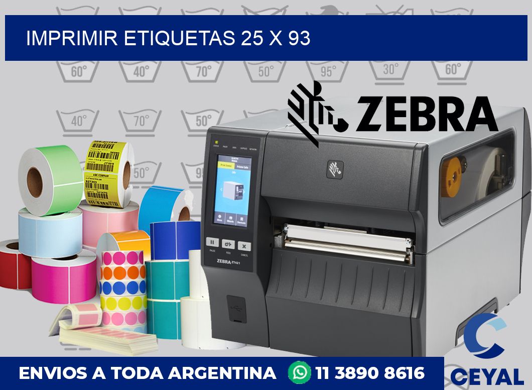 imprimir etiquetas 25 x 93