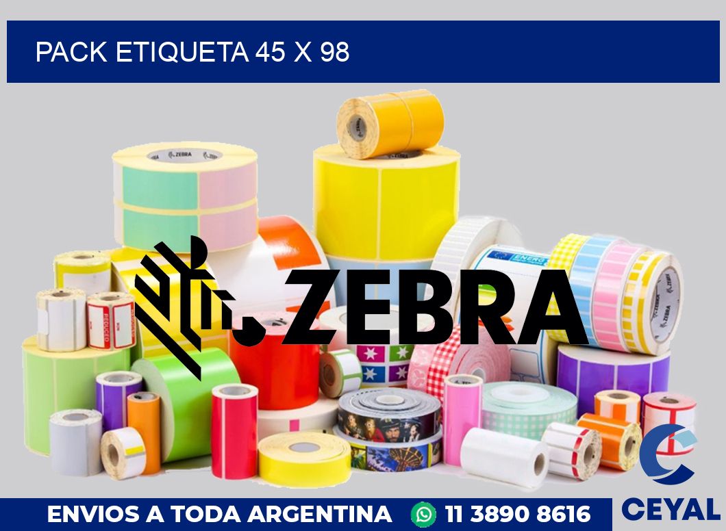pack etiqueta 45 x 98