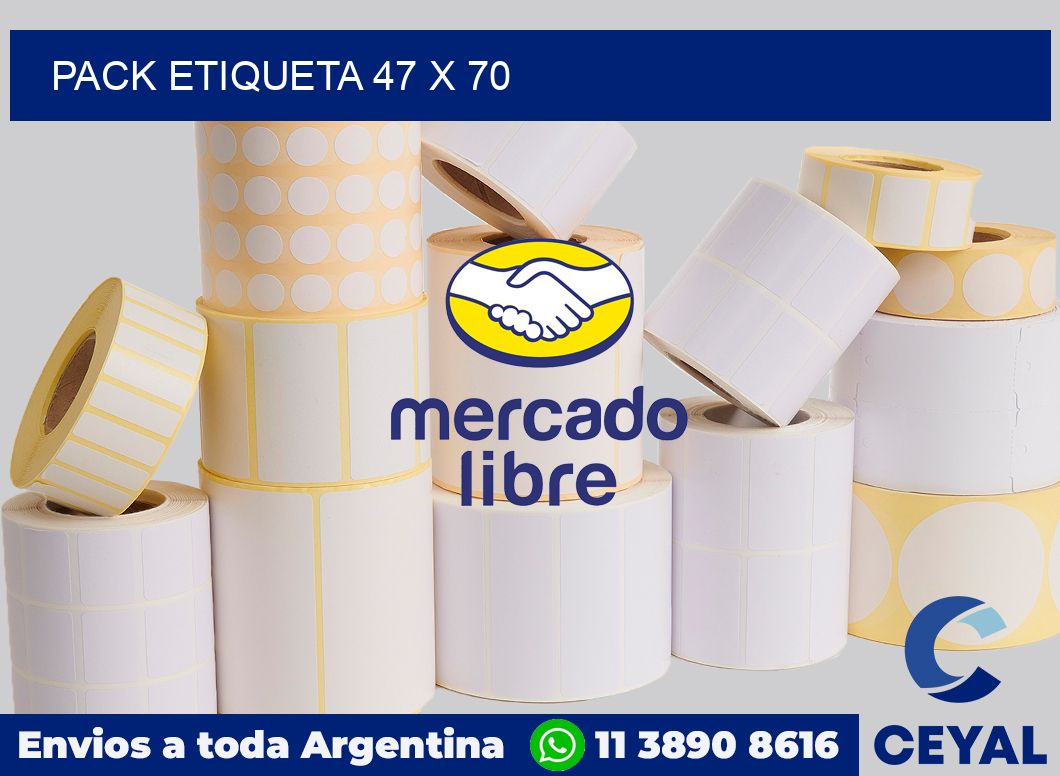 pack etiqueta 47 x 70