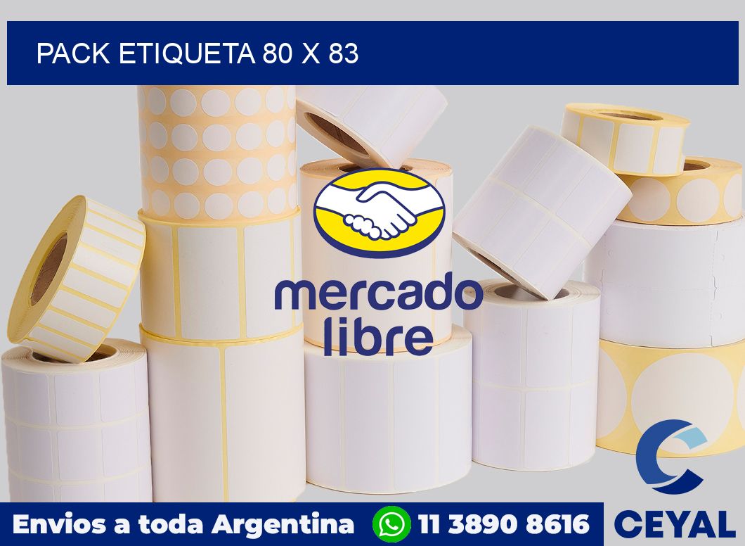 pack etiqueta 80 x 83