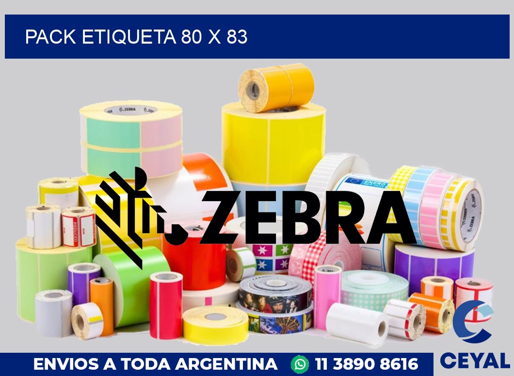 pack etiqueta 80 x 83