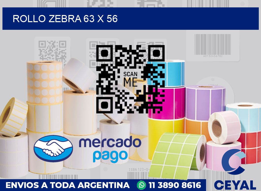 rollo zebra 63 x 56