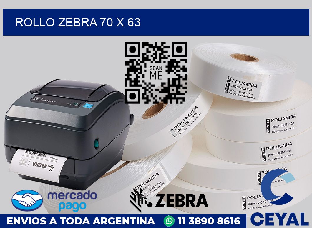 rollo zebra 70 x 63