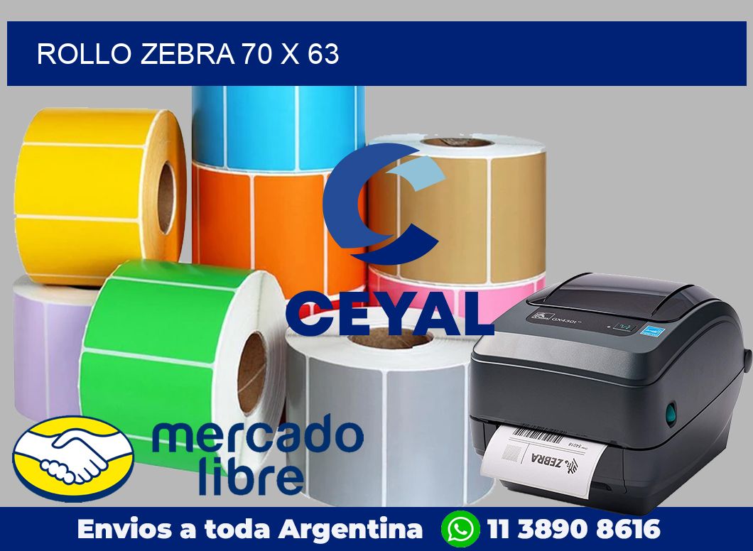 rollo zebra 70 x 63