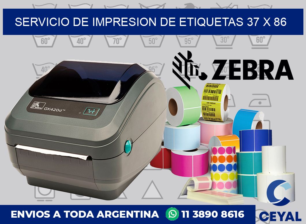servicio de impresion de etiquetas 37 x 86