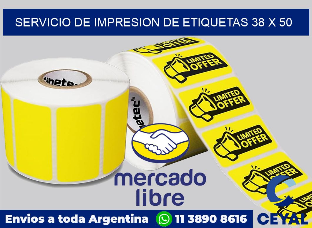 servicio de impresion de etiquetas 38 x 50