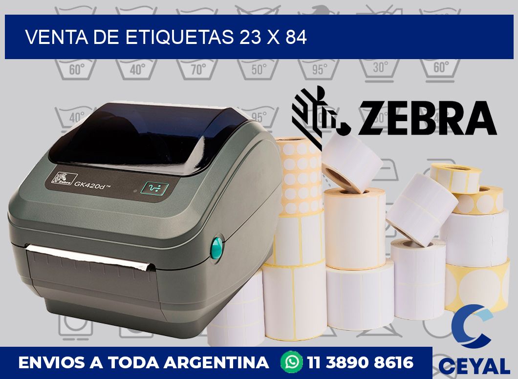 venta de etiquetas 23 x 84