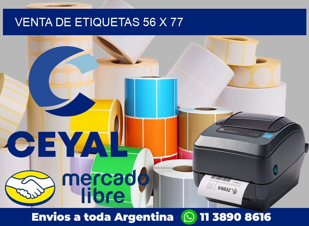 venta de etiquetas 56 x 77