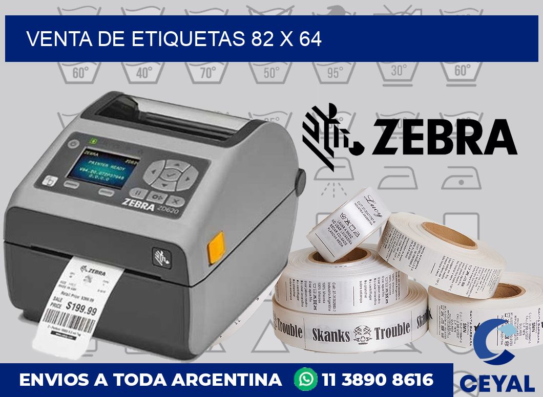 venta de etiquetas 82 x 64