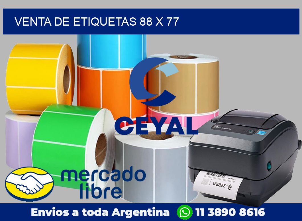 venta de etiquetas 88 x 77