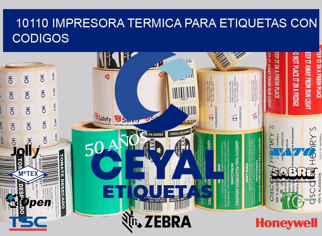 10110 IMPRESORA TERMICA PARA ETIQUETAS CON CODIGOS