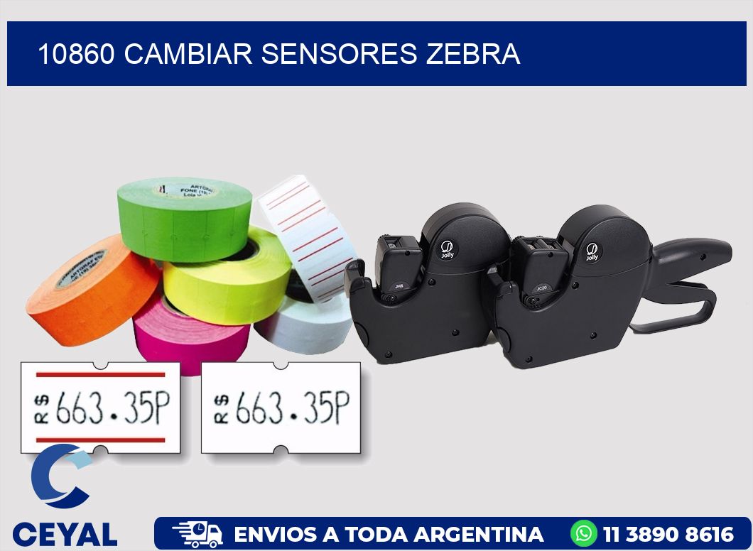 10860 CAMBIAR SENSORES ZEBRA