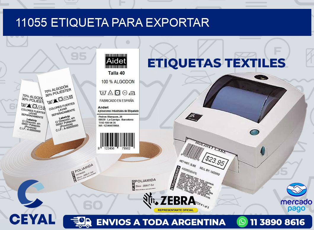 11055 ETIQUETA PARA EXPORTAR