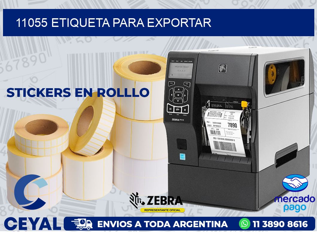 11055 ETIQUETA PARA EXPORTAR