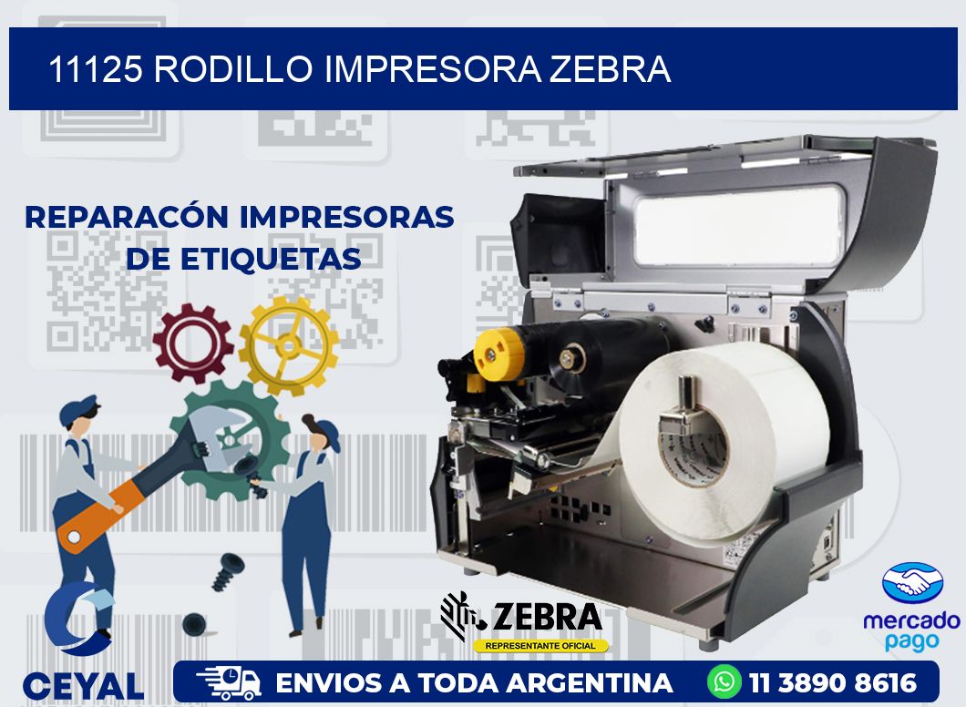 11125 RODILLO IMPRESORA ZEBRA