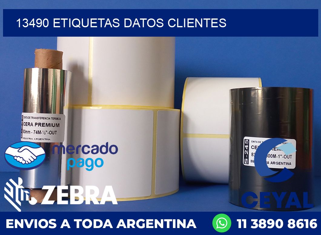 13490 ETIQUETAS DATOS CLIENTES