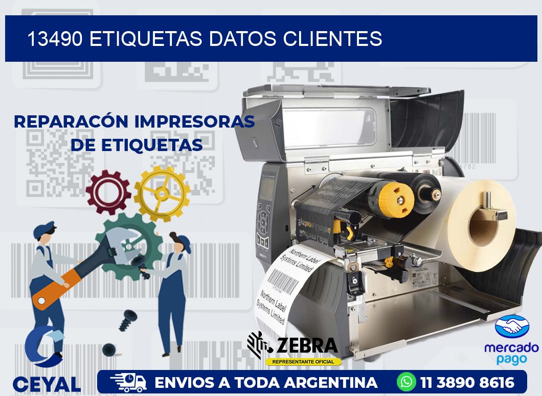 13490 ETIQUETAS DATOS CLIENTES
