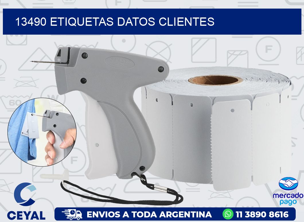 13490 ETIQUETAS DATOS CLIENTES