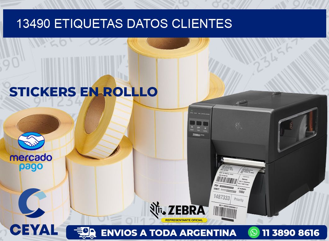 13490 ETIQUETAS DATOS CLIENTES