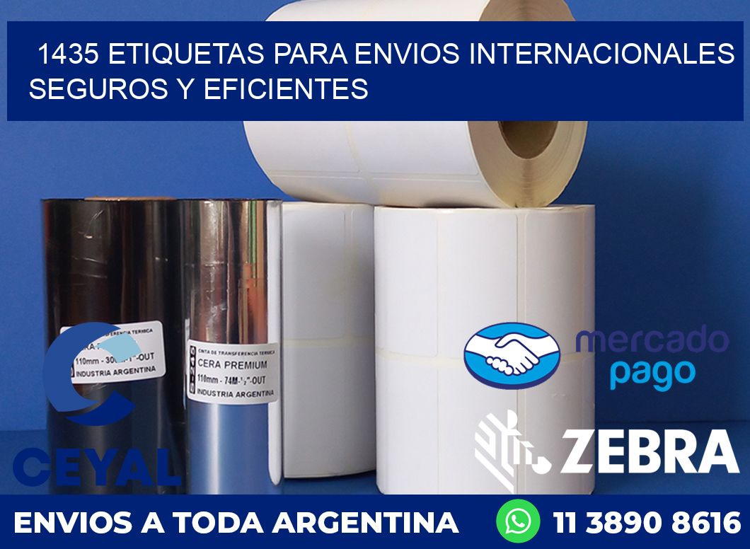 1435 ETIQUETAS PARA ENVIOS INTERNACIONALES SEGUROS Y EFICIENTES