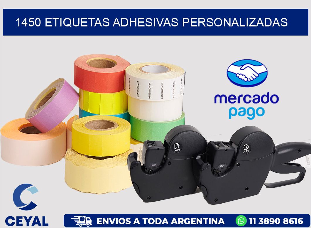 1450 ETIQUETAS ADHESIVAS PERSONALIZADAS