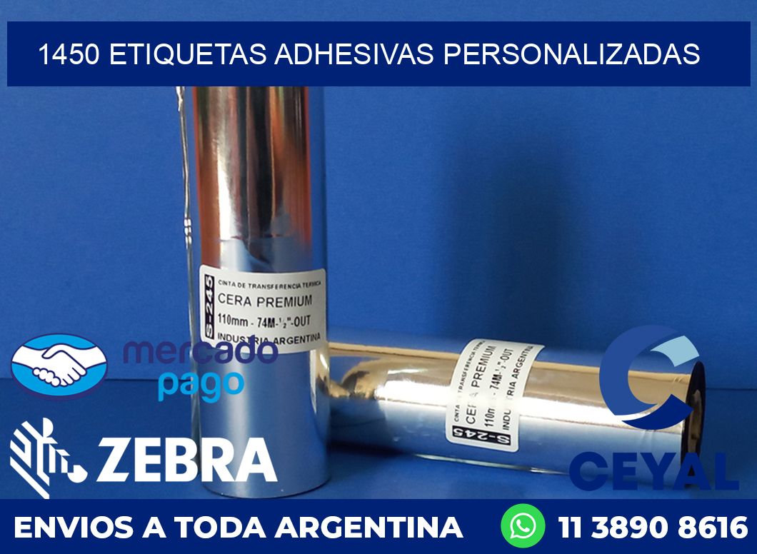 1450 ETIQUETAS ADHESIVAS PERSONALIZADAS