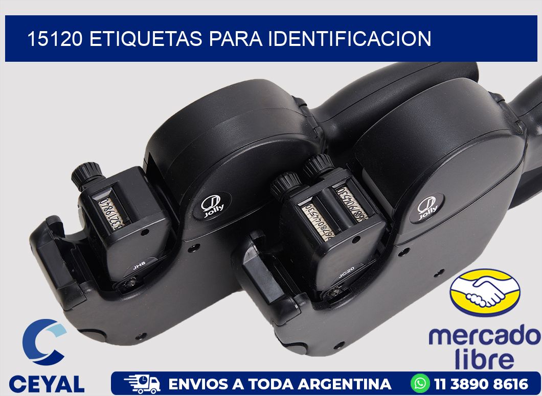 15120 ETIQUETAS PARA IDENTIFICACION