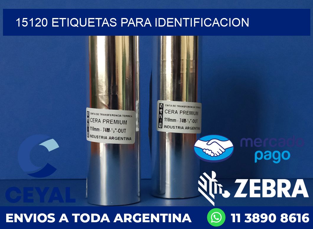 15120 ETIQUETAS PARA IDENTIFICACION