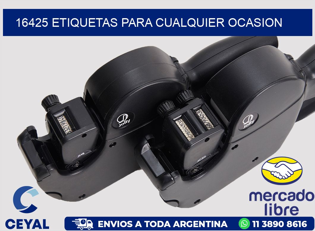 16425 ETIQUETAS PARA CUALQUIER OCASION