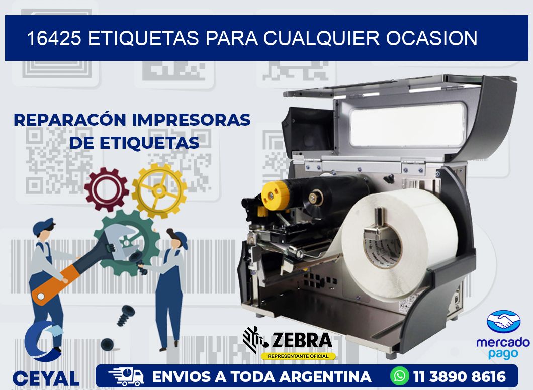 16425 ETIQUETAS PARA CUALQUIER OCASION