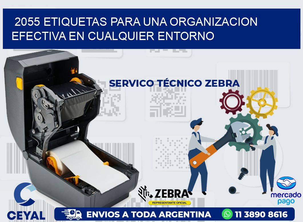 2055 ETIQUETAS PARA UNA ORGANIZACION EFECTIVA EN CUALQUIER ENTORNO