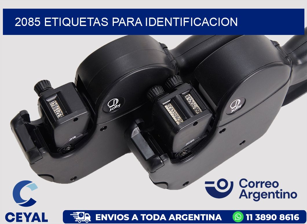 2085 ETIQUETAS PARA IDENTIFICACION