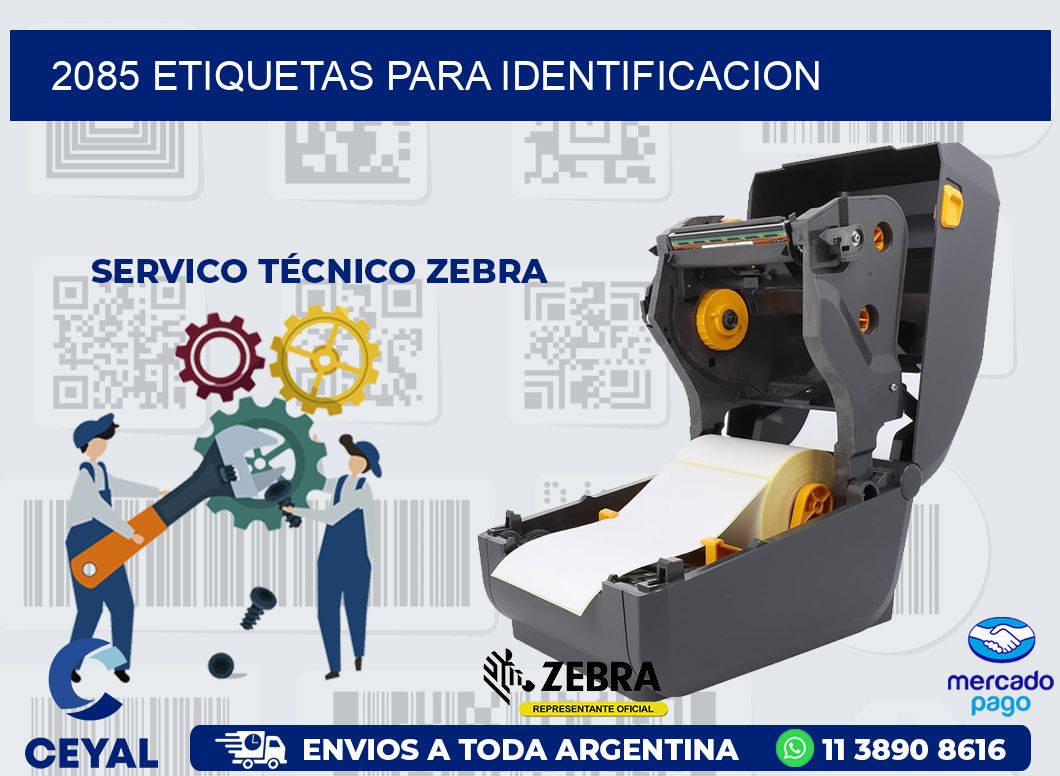 2085 ETIQUETAS PARA IDENTIFICACION