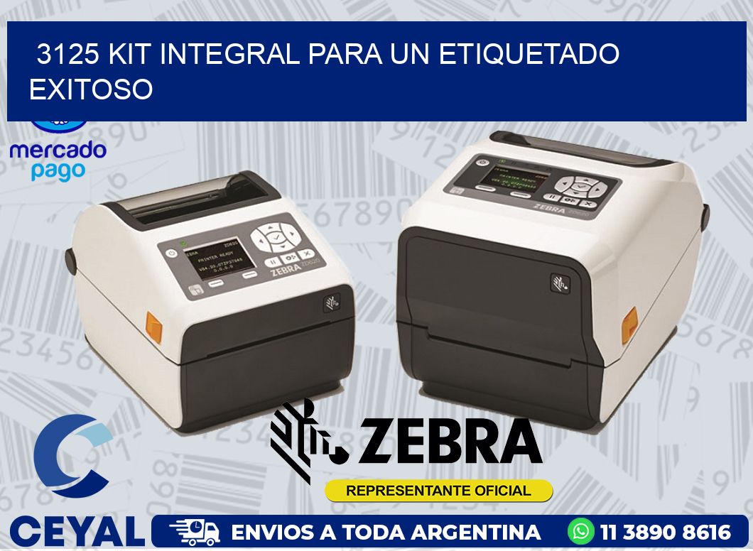 3125 KIT INTEGRAL PARA UN ETIQUETADO EXITOSO