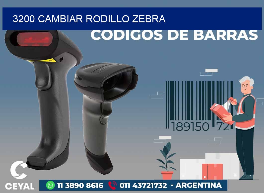 3200 CAMBIAR RODILLO ZEBRA