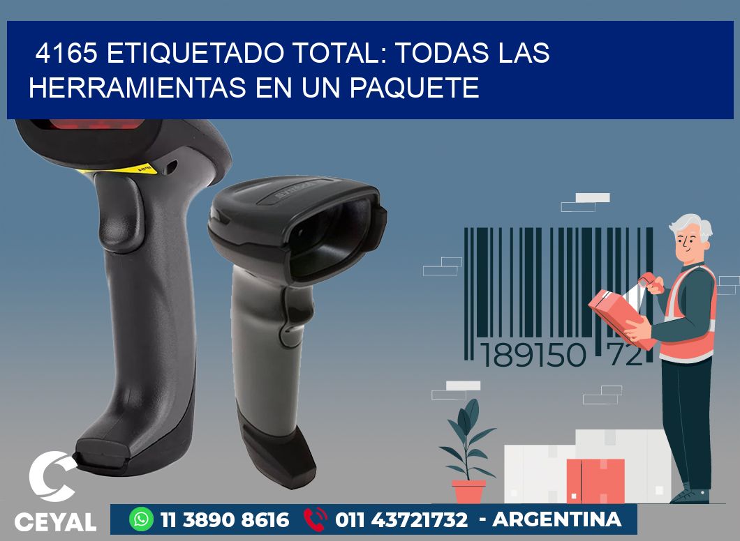4165 ETIQUETADO TOTAL: TODAS LAS HERRAMIENTAS EN UN PAQUETE
