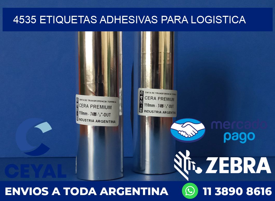 4535 ETIQUETAS ADHESIVAS PARA LOGISTICA
