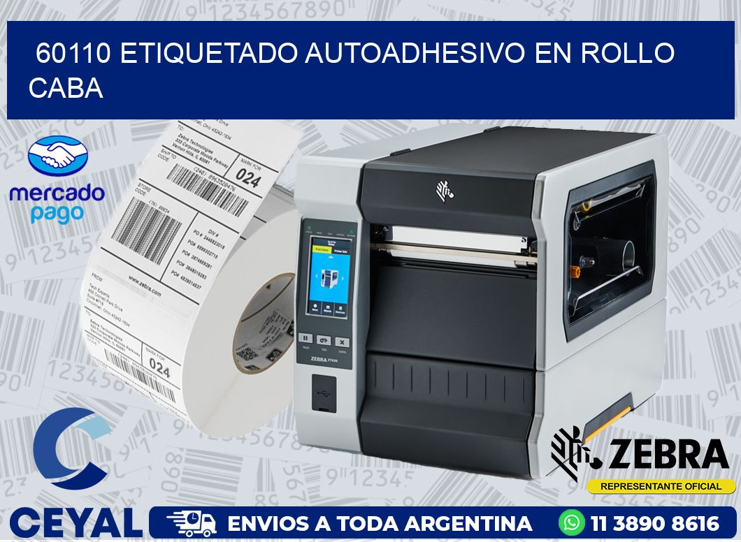 60110 ETIQUETADO AUTOADHESIVO EN ROLLO CABA