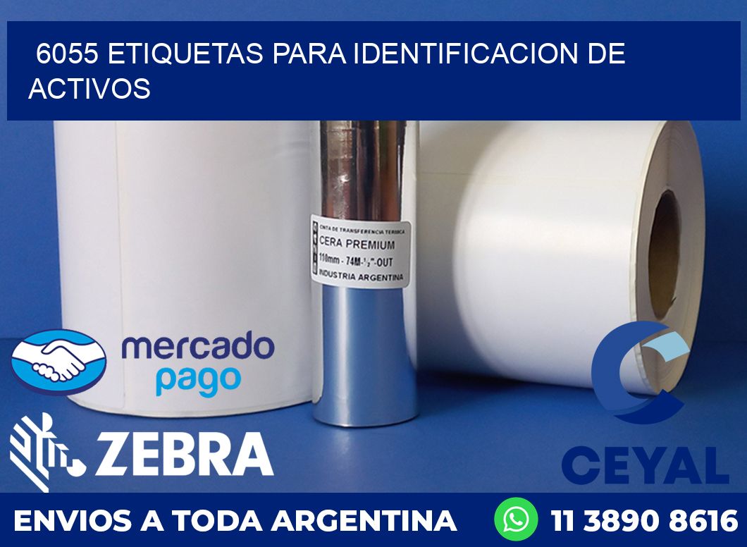 6055 ETIQUETAS PARA IDENTIFICACION DE ACTIVOS