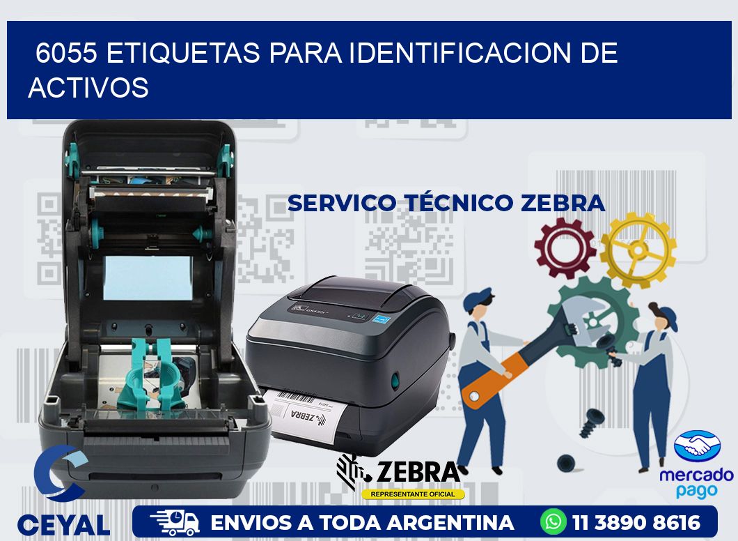 6055 ETIQUETAS PARA IDENTIFICACION DE ACTIVOS