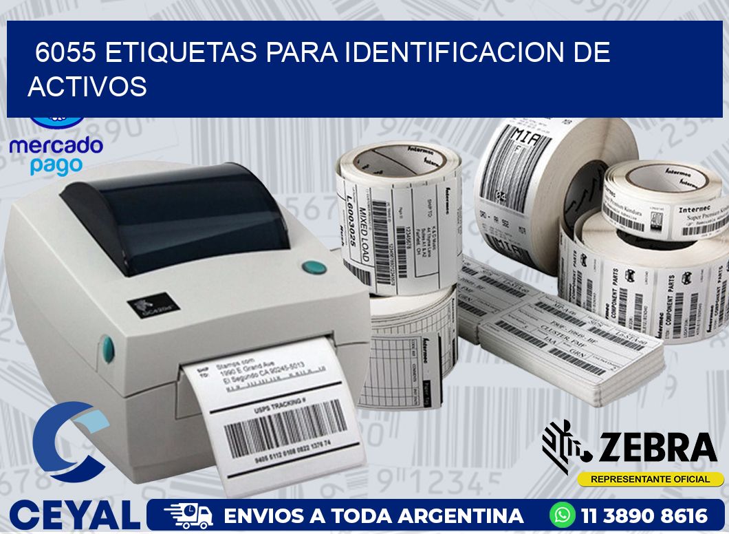 6055 ETIQUETAS PARA IDENTIFICACION DE ACTIVOS