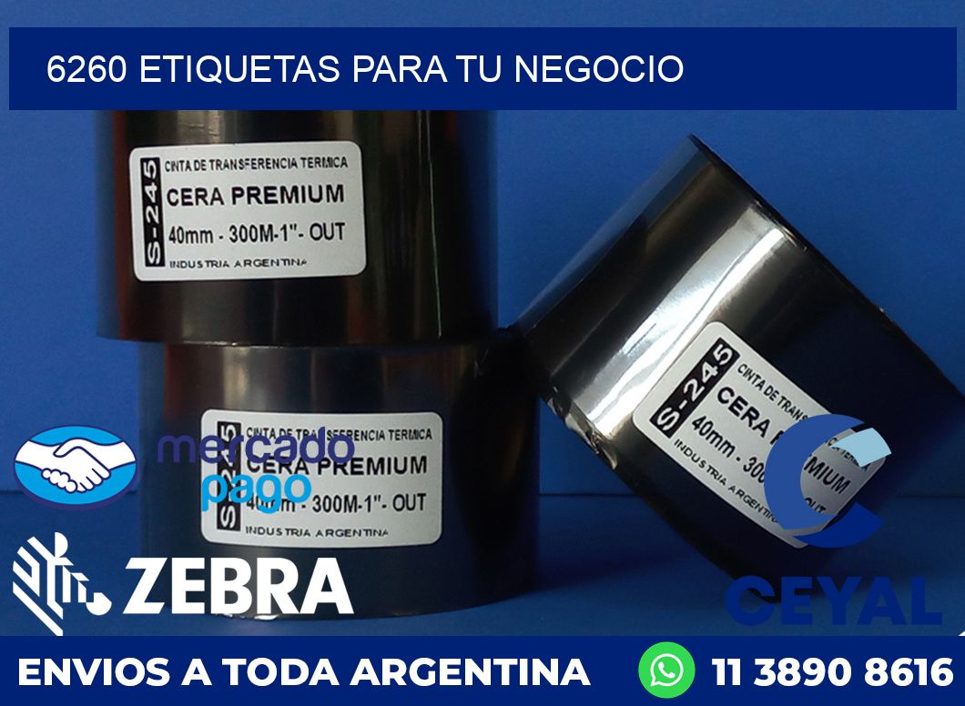 6260 ETIQUETAS PARA TU NEGOCIO