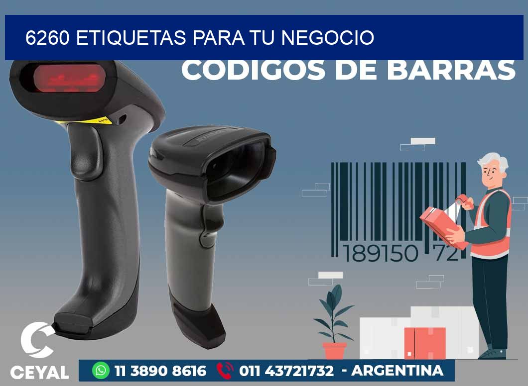 6260 ETIQUETAS PARA TU NEGOCIO