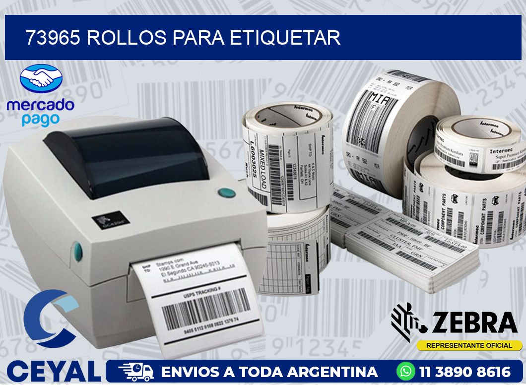 73965 ROLLOS PARA ETIQUETAR