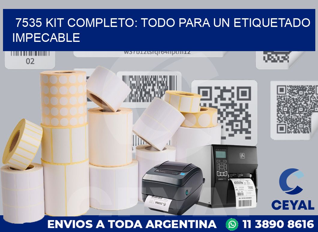 7535 KIT COMPLETO: TODO PARA UN ETIQUETADO IMPECABLE