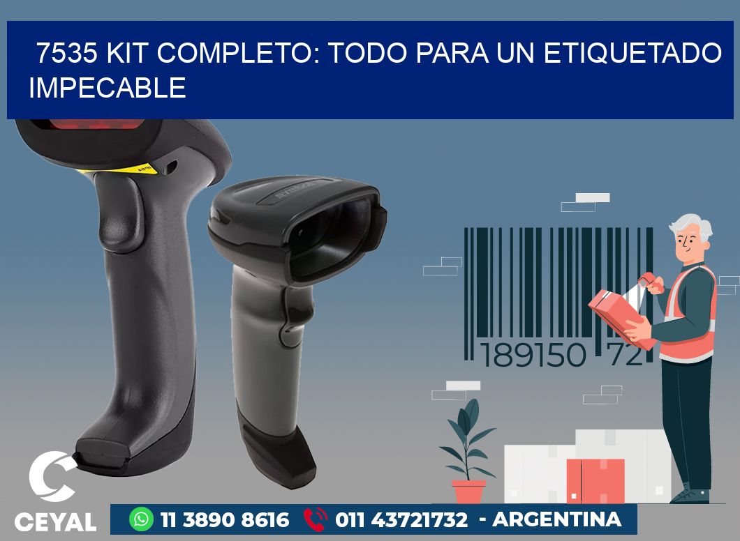7535 KIT COMPLETO: TODO PARA UN ETIQUETADO IMPECABLE