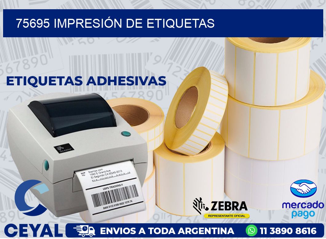 75695 IMPRESIÓN DE ETIQUETAS