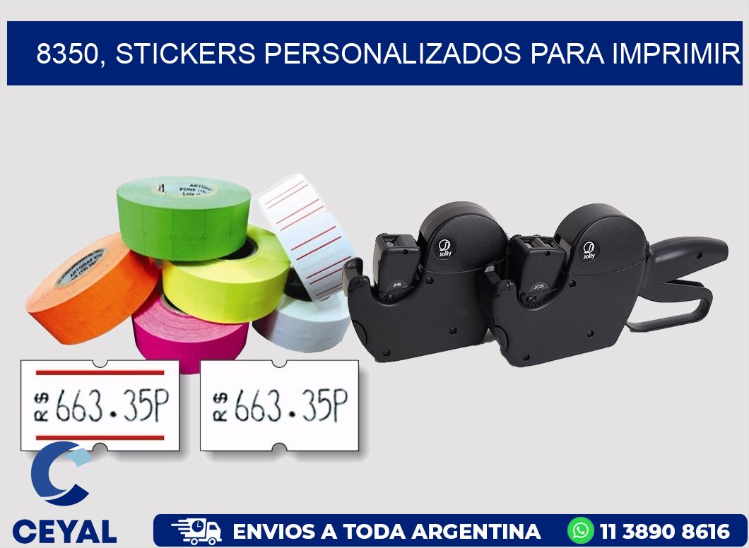 8350, stickers personalizados para imprimir