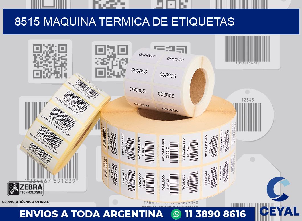 8515 MAQUINA TERMICA DE ETIQUETAS