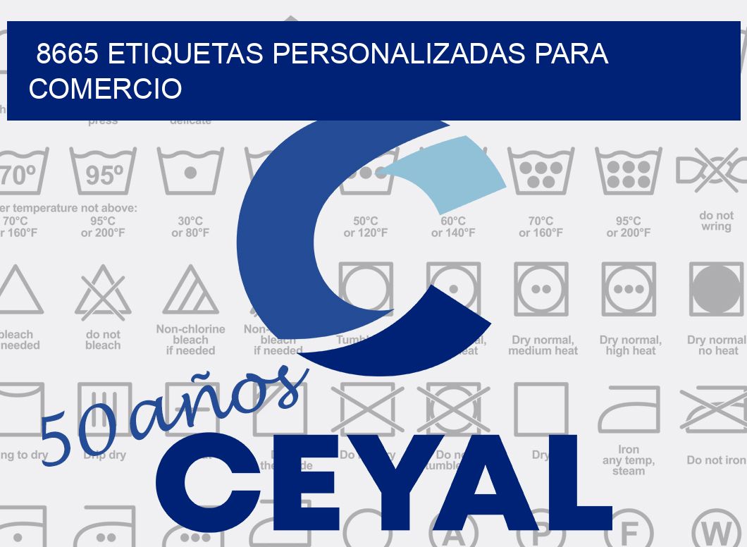 8665 ETIQUETAS PERSONALIZADAS PARA COMERCIO